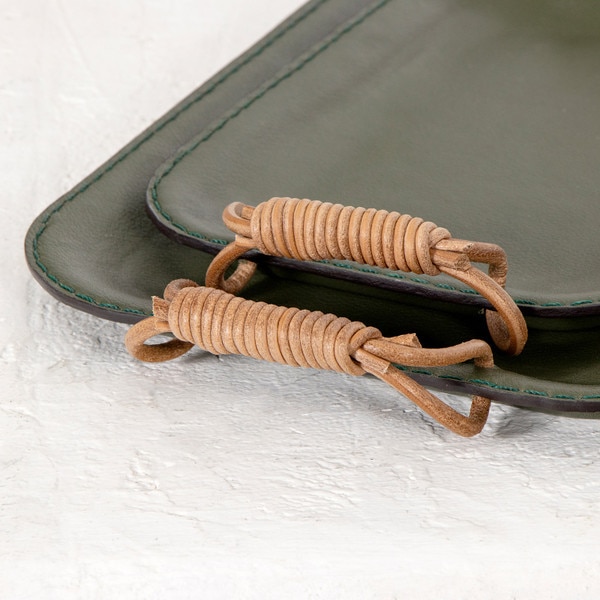 Leather Tray Set Macro 2